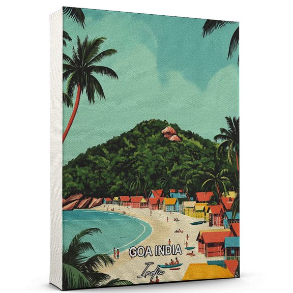 Goa India Travel Global Destination Canvas India Canvas Celebrate Your Favorite Destination A Sophisticated Touch to Any Room