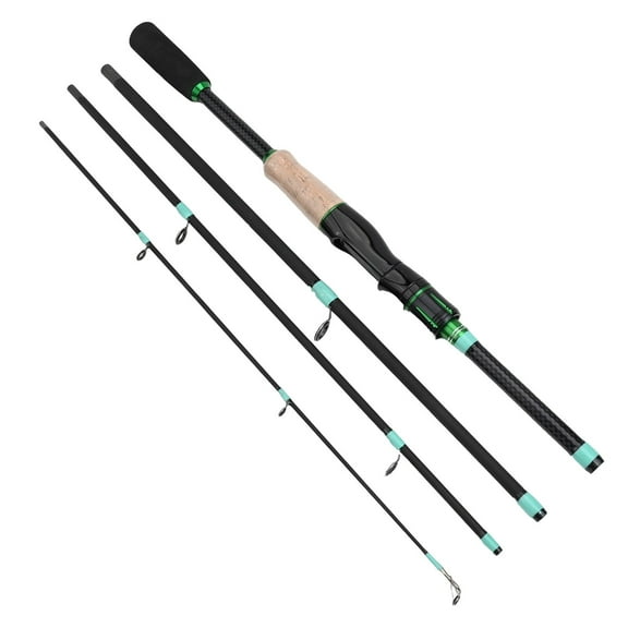 Goader 1.65m-2.1m 4/5 section fiberglass Spinner Baitcasting Fishing Rod M tone - for Outdoor