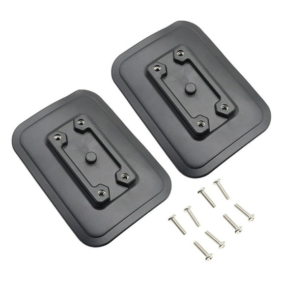 Goader 2PCS Fishing Rod Holder Glue-On Pad Fish Finder Mounting for Inflatable Boats - for Outdoor