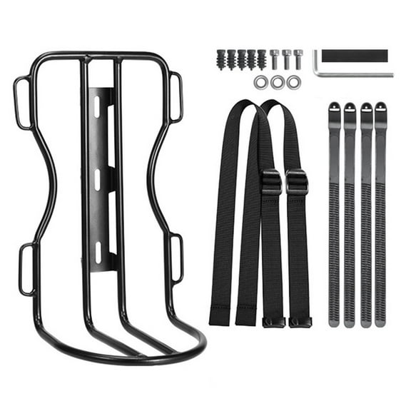 Goader Bike Front Fork Bag with Aluminum Alloy Front Bike Rack Waterproof 10L bag - for Outdoor