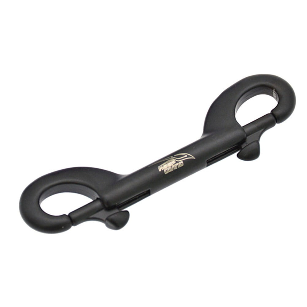 Double Ended Snap Hook Bolt Snap Buckle 115mm Scuba Diving Clip For Keyring Pet Chains Outdoor Usage Black Double Ended Snap Hook Dive Accessoriesblac | DK