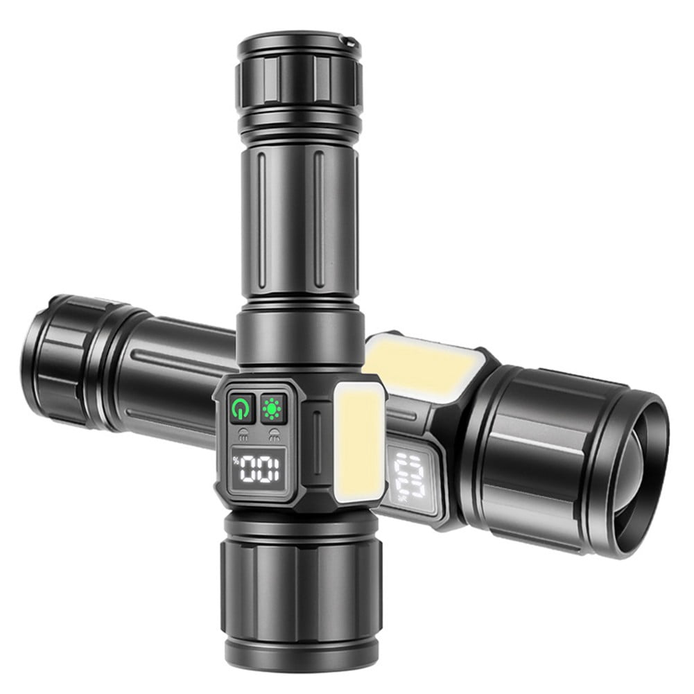 Goader Long-range Power Torch LED Flashlight Light Lantern USB Rechargeable Waterproof - for Outdoor