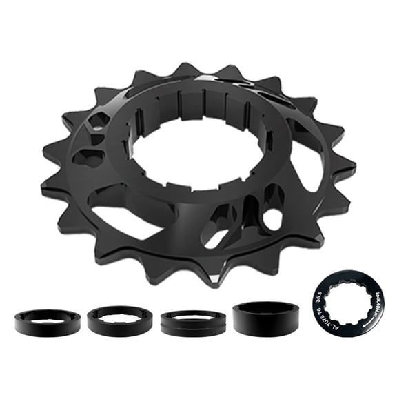 Goader Single Speed Flywheel Conversion Kit 18T Cassette Cog, Road Bike Sprocket - for Outdoor