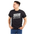 thumbnail image 1 of Goal Digger Overachiever Funny Plus Size Crewneck Graphic Tee Shirt Brisco Brands 2X, 1 of 4