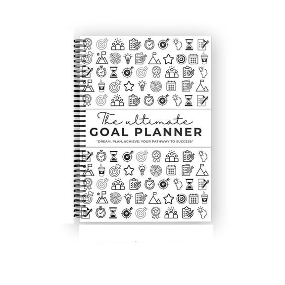 Goal Planner Notebook Productivity Tracking Journal Daily Weekly Monthly Goal Setting Diary For Work Study Health Finance Life Planning