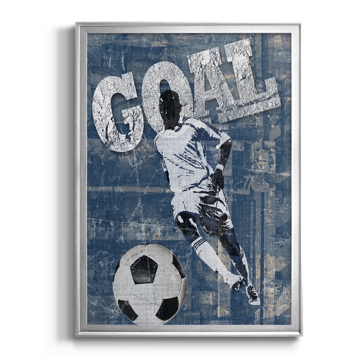 Goal Scorer Premium Framed Print - Ready to Hang