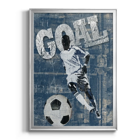 Goal Scorer Premium Framed Print - Ready to Hang