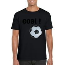 Goal! Soccer Themed Sport Fan Long Sleeve Graphic T-Shirt, for men & women, up to size 5XL