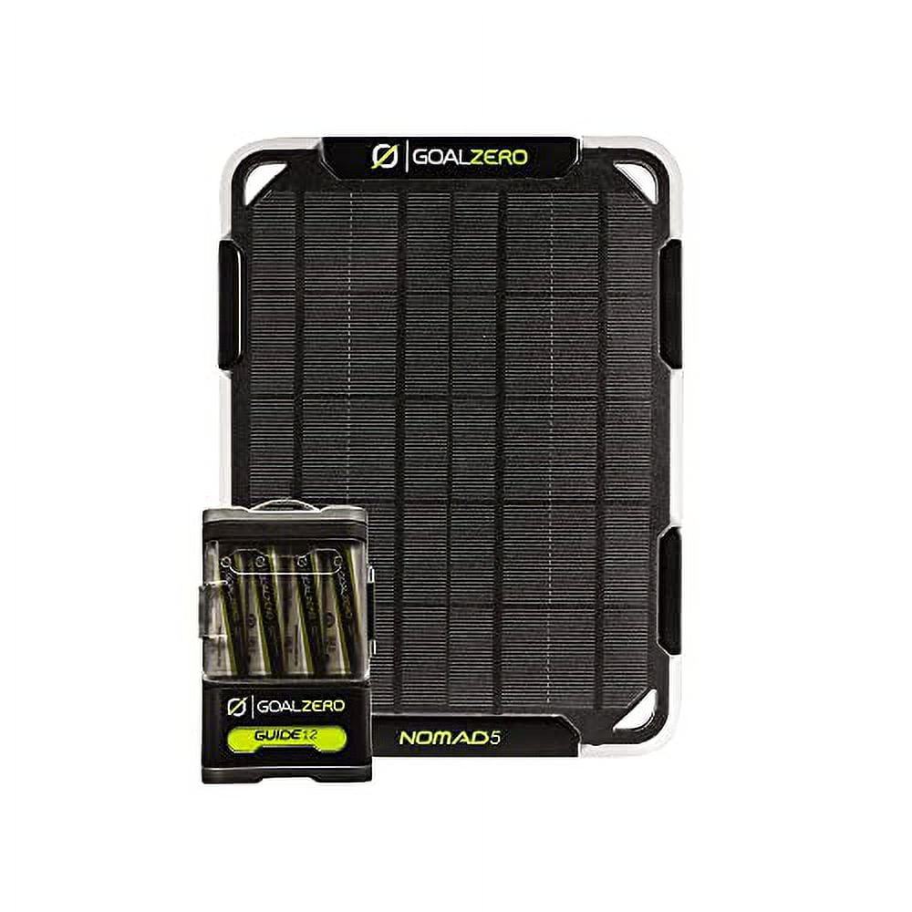 Portable Solar Power Bank with USB Output and Kickstand