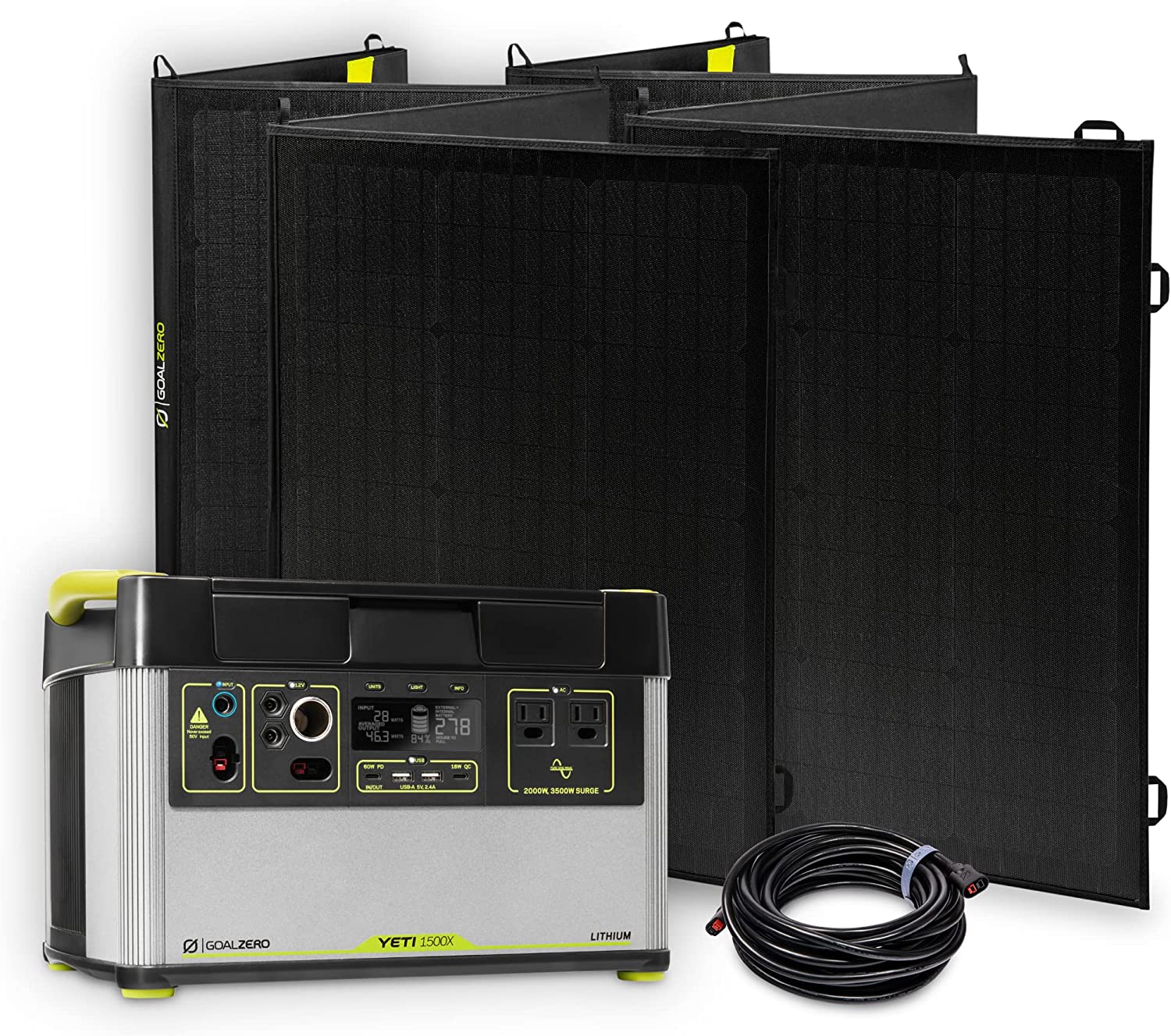 Goal Zero Yeti 1500X Portable Power Station 1516WattHour Portable