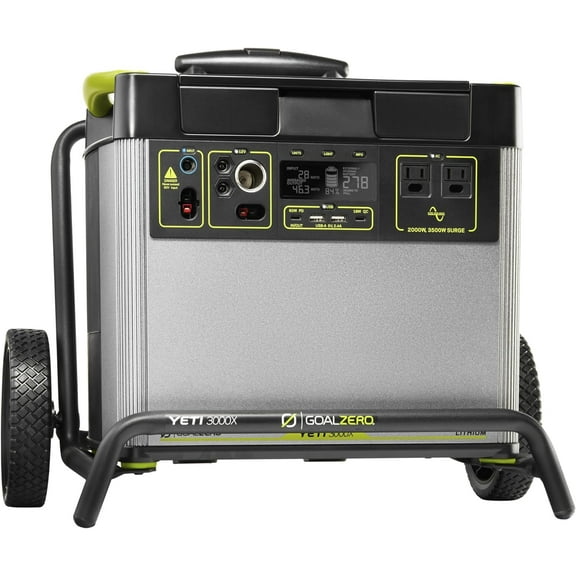 Goal Zero Yeti 3000X Portable Power Station 3032Wh Lithium Battery Generator 2000 Watt AC Inverter Home Backup