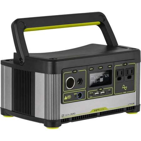Goal Zero - Yeti 500X Battery-Powered 500Wh Capacity Portable Generator - Black/Gray