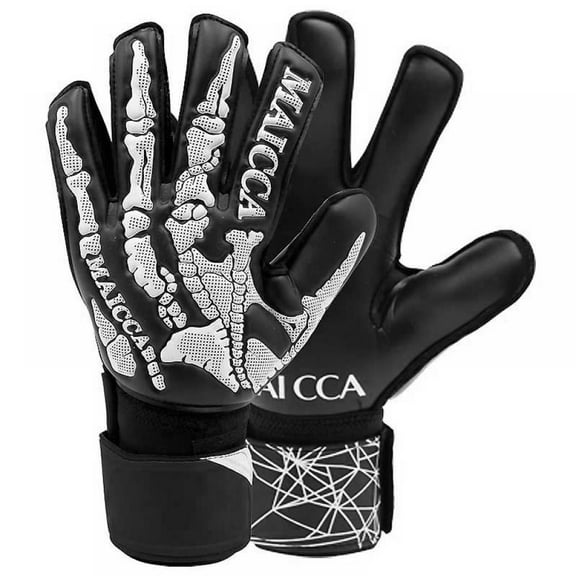 Goalie Goalkeeper Gloves with Pro Fingersaves, Strong Grip for The Toughest Saves, Protection to Prevent Injuries, Fit Match Training, Adult, Youth