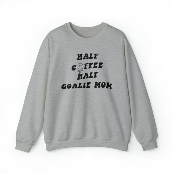 Goalie Mom Mothers Day Soccer Lacrosse Hockey Sweatshirt, Gifts, Crewneck