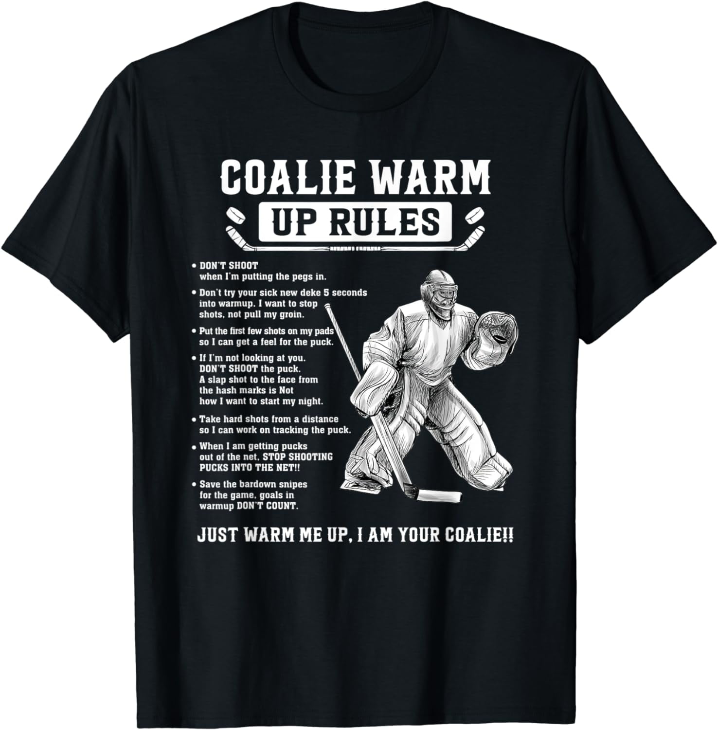 Goalie Gear Goalkeeper Definition Funny Soccer Hockey Shirt Goalie Gear Goalkeeper Definition Funny Soccer Hockey Shirt