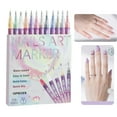 thumbnail image 1 of Goalintent 12 Colors Nail Art Pens Set, Nail Polish Markers, 2025 New 3D Polish DIY Nail Art Marker Drawing Painting Liner Pen, Quickly Dry Nail Art Nail DIY Decoration for Home Salon, 1 of 8