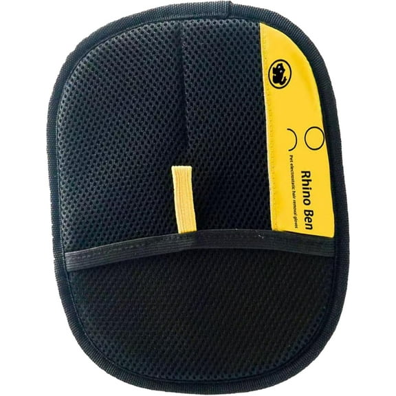 Goalintent Pet Hair Remover, Rhino Ben Pet Hair Remover, Reusable Electrostatic Gloves Pet Hair, Pet Double-Sided Grooming Glove for Couch, Furniture, Carpet, Car Seat (1PC)