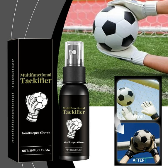 Goalkeeper Glove Grip Enhancer Spray Improve Hand Control Handling for Football Training Matches Enhance Performance,1oz(30ml)
