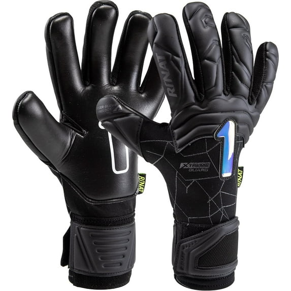 Goalkeeper Gloves Rinat Xtreme Guard Superior Semi - Golero Sport (Black, 8)