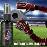 Goalkeeper Grip Spray, Tacky Adhesive for Gloves Slip Resistance, All Weather Soccer Training Accessories, Instant Stick Non-Slip Enhancer, Portable 1 fl oz Bottle, Improve Catching Power