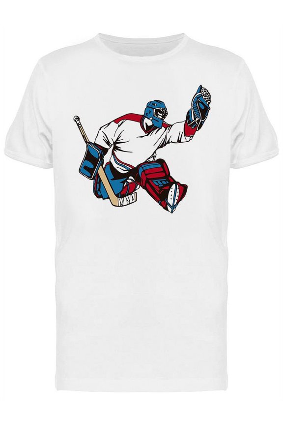 Goalkeeper Save T-Shirt Men -Image by Shutterstock, Male Medium