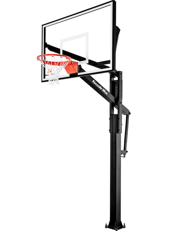 Goalrilla FT60 Basketball Hoop with Glass Backboard and In-ground Anchor