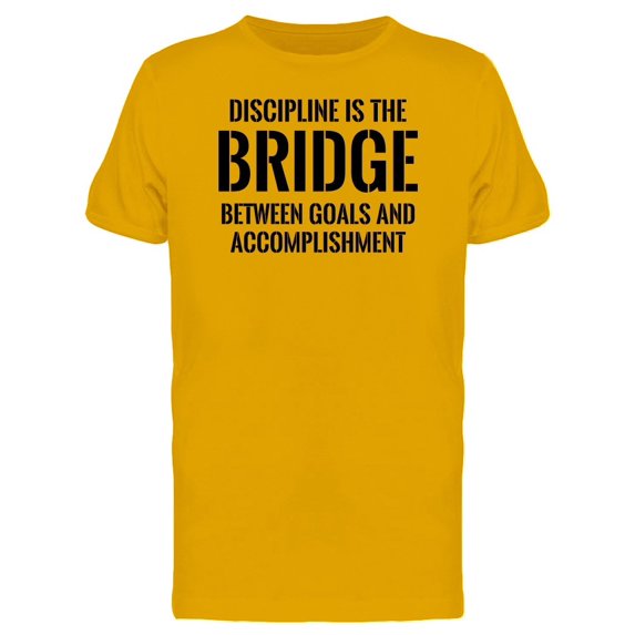 Goals And Accomplishment Quote Tee Men's -Image by Shutterstock