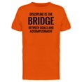 thumbnail image 1 of Goals And Accomplishment Quote Tee Men's -Image by Shutterstock, 1 of 1
