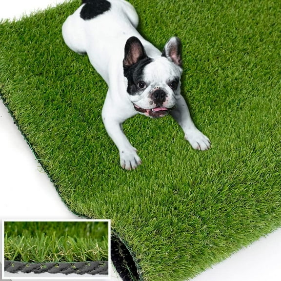 Goasis Lawn 0.8" Artificial Grass Turf 6'x10' Synthetic Grass for Indoor Outdoor Garden Landscape