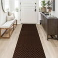 thumbnail image 1 of Goasis Lawn 4' x 13' Brown Runner Rug Indoor Non Slip Carpet for Entryway Kitchen Laundry Garage, 1 of 7