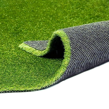 Goasis Lawn Artificial Grass Turf  7x10 ft Fake Grass Rug for Indoor Outdoor Garden Lawn