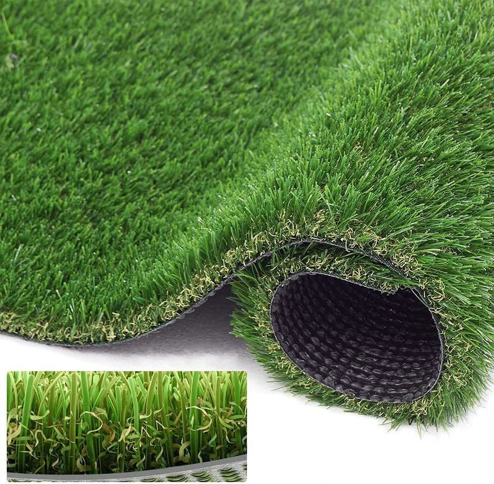 Goasis Lawn Artificial Grass Turf, 1.38 Inch Pile Height Artificial ...