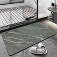 thumbnail image 1 of Goasis Lawn Bath Mats Quick Dry Super Absorbent Bathroom Rug Non Slip Washable Shower Rug, 16" x 24" Dark Gray, 1 of 6