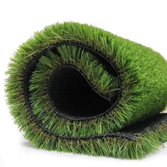Goasis Lawn Thick Artificial Grass Rug 2 x 9 ft Outdoor Synthetic Grass Turf for Garden Patio