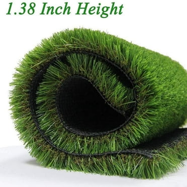 Goasis Lawn Thick Artificial Grass Rug 6.5 x 10 ft Outdoor Synthetic Grass Turf for Garden Patio