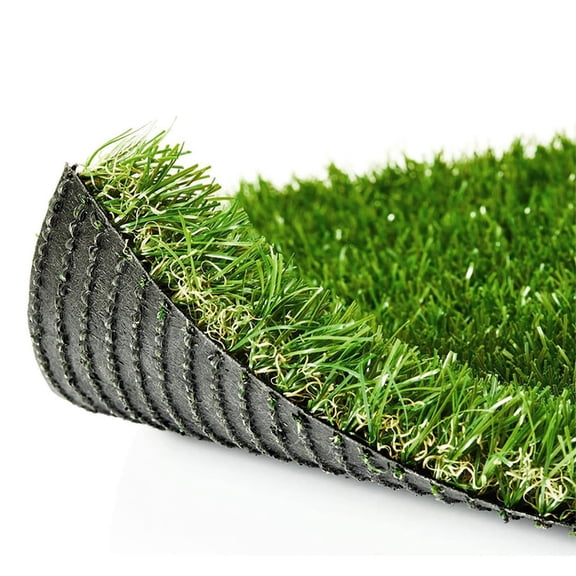 Goasis Lawn Thick Artificial Turf Grass 2 x 10 ft Outdoor Synthetic Fake Grass for Garden Patio