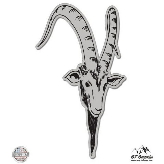 Goat - 12" Vinyl Sticker Waterproof Decal