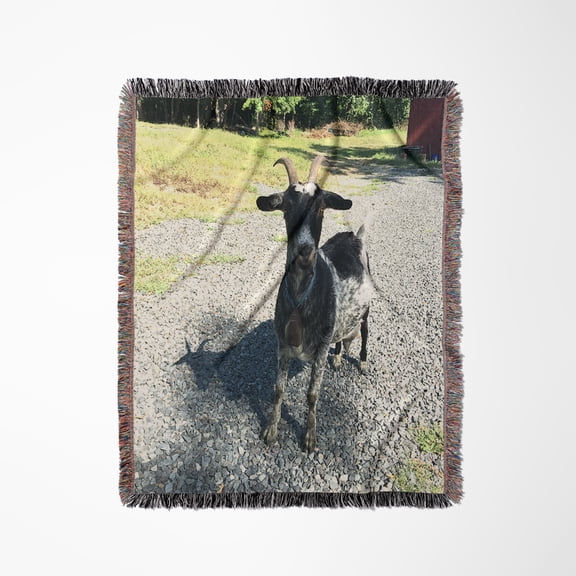 Goat Black, Woven Blanket