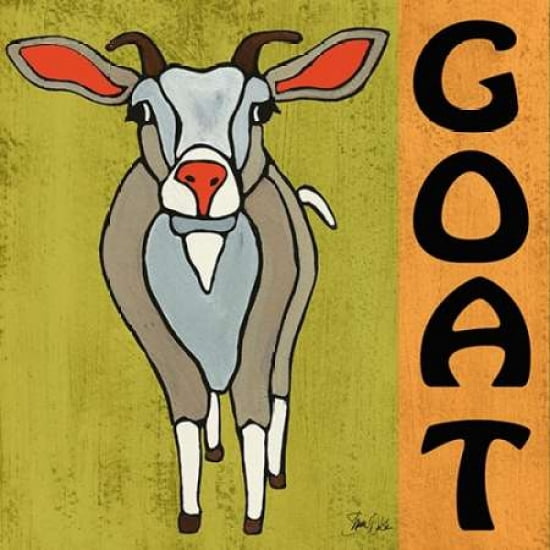 Goat Canvas Art - Shanni Welsh (24 x 24)