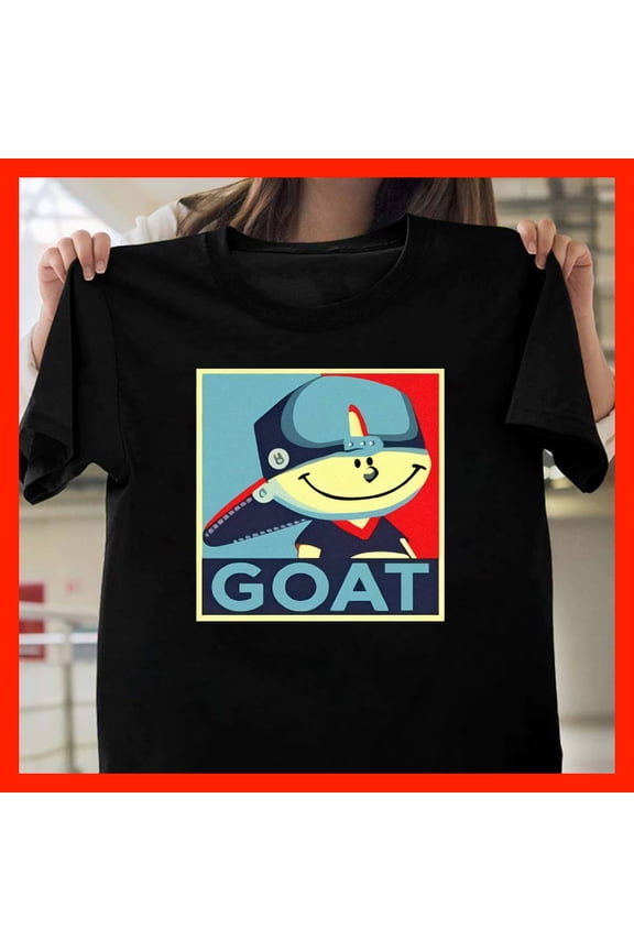 Goat Cartoon Character Retro Campaign Poster Style T-Shirt - Funny Graphic Tee G148, for Unisex, Extended Sizes Up to 5XL