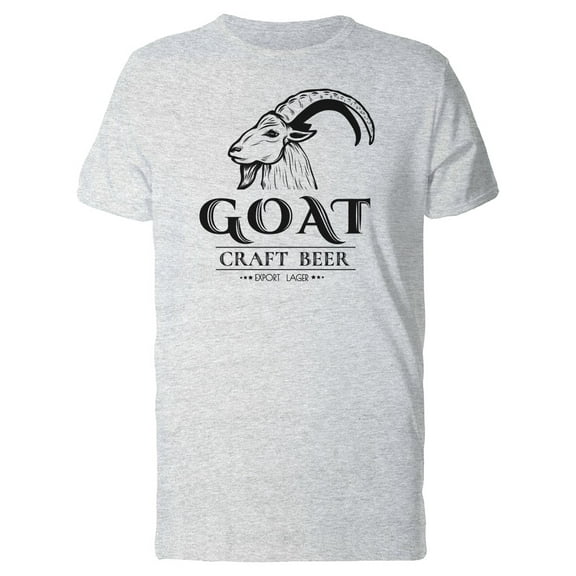 Goat Craft Beer T-Shirt Men -Image by Shutterstock, Male Medium