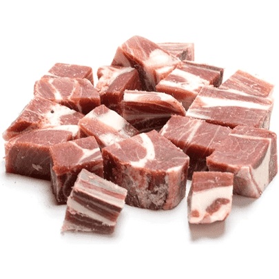 Goat Cubes Halal (2lb Packs), 6 lbs