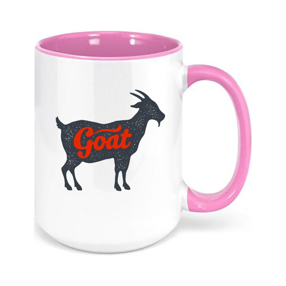 Goat Cup, Goat Mug, Greatest Of All Time, Gift For Coach, Sublimated Mugs,  Funny Coffee Mugs, Sports Mug, Goat Coffee Mug, Vintage Mugs, BLUE 