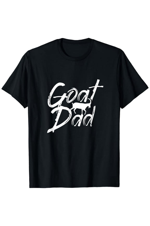 Goat Dad Goats Father Sheperd Domestic Animal Lover T-Shirt