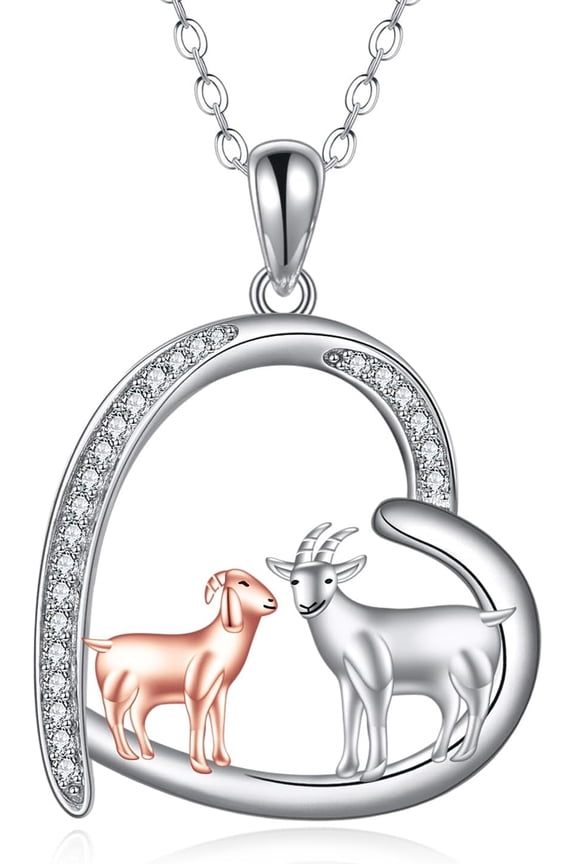 Goat Gifts Sterling Silver Goat Necklace Animal Jewelry Goats Gifts for Women