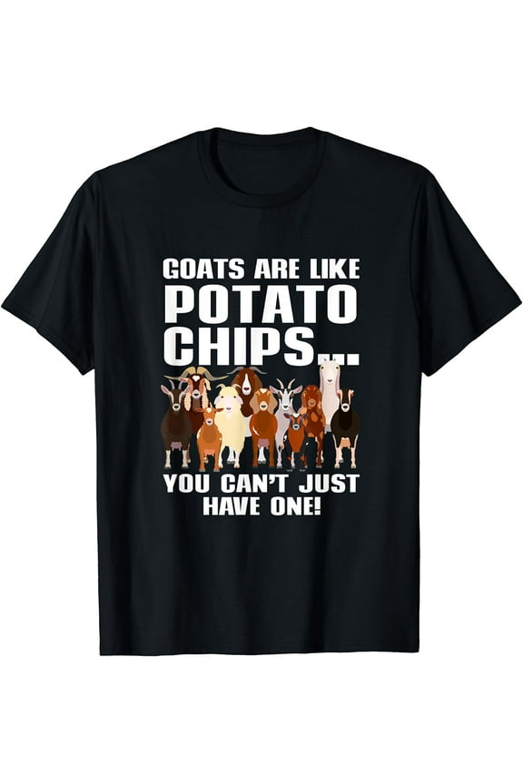 Goat Gifts for Goat Lovers Farm Apparel Meme Pun Funny Goat T-Shirt