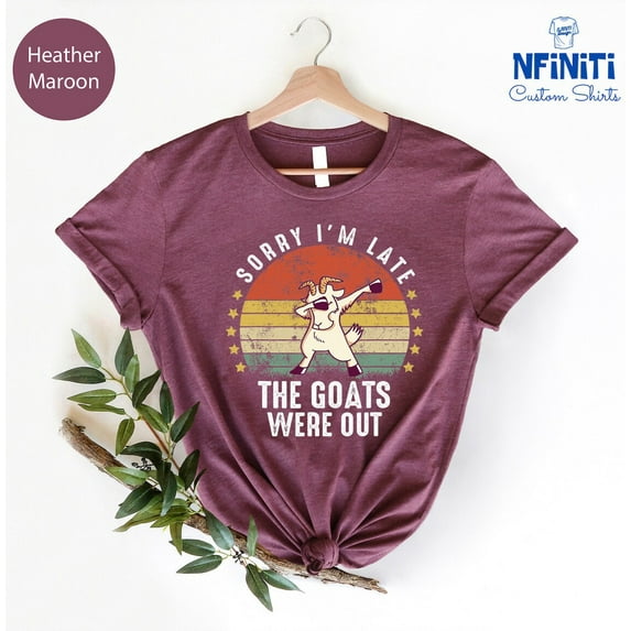 Goat Graphic Tee, Farm Animal Shirt All Size S-5Xl