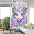 thumbnail image 1 of Goat Head Roses Flowers Blackout Curtain Panels Drapes Privacy Assured with Light Filtering Curtains for Living room Bedroom Bathroom Window, 1 of 6