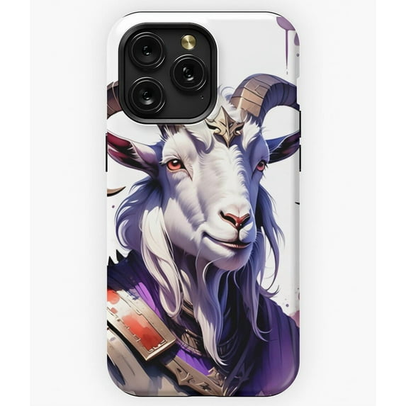 Goat Kingdom Funny Farm Animal Royalty Graphic A2978 Phone Case for iPhone 11 to 17 Pro Max