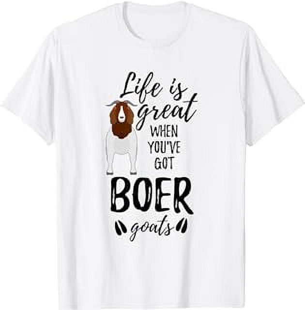 Goat Lovers Clothing Pet Meme Animal Pun Funny Boer Goat TShirt